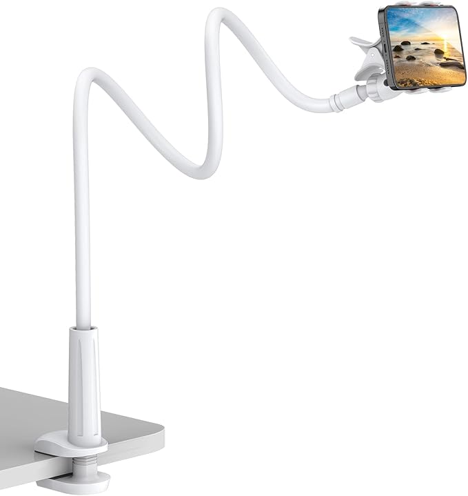 Gooseneck Cell Phone Holder, Universal 360 Flexible Phone Stand Lazy Bracket by Unknown