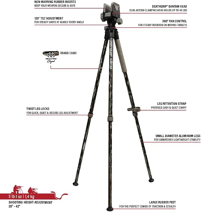 BOG DeathGrip Aluminum Tripod - Image 5
