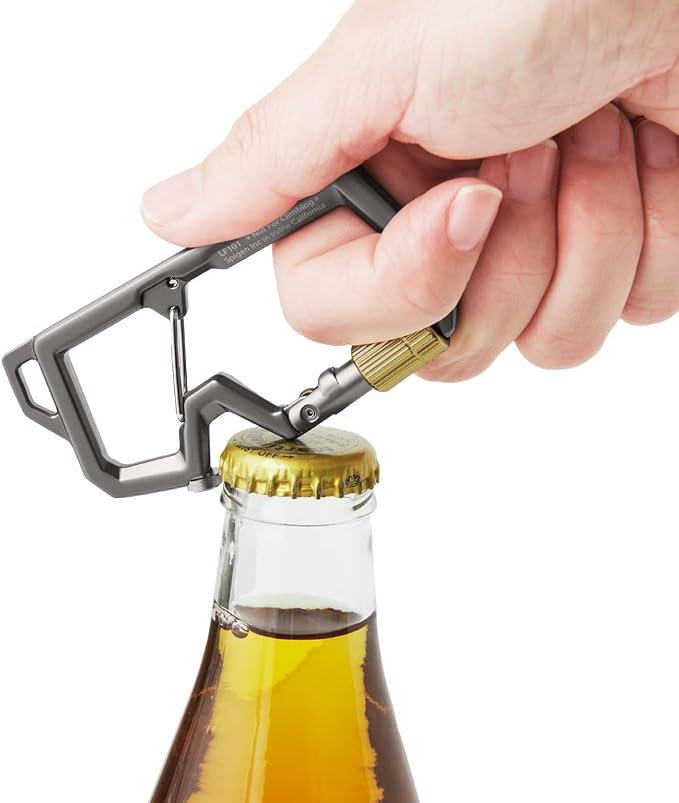 Spigen Life Carabiner Key Ring Clip, Car Keychain Clip, Bottle Opener Key Chain - Image 9