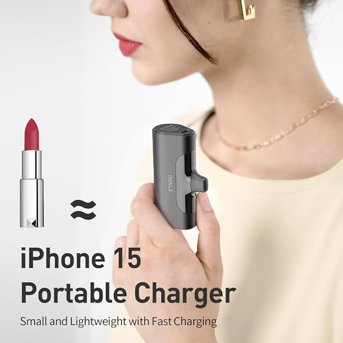 iWALK Portable Charger for iPhone 17/16/15 USB-C Small Power Bank 20W 4 - Image 4