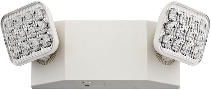Lithonia Lighting Basics LED Emergency Light, Dual Adjustable Heads, Wall Mount - Image 6