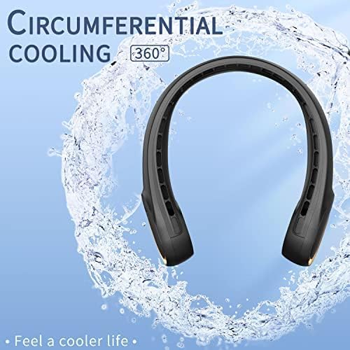 FrSara Neck Fan, Bladeless Neck Fan, Upgraded 4000mAh, Long Endurance, Upgraded - Image 5