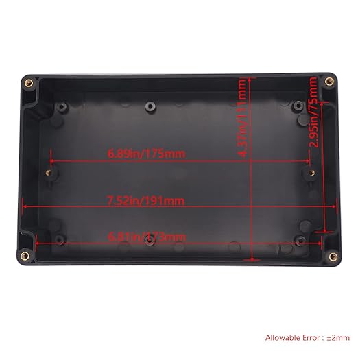 Junction Box IP65 Waterproof ABS Plastic Electrical Project Case Power Junction - Image 3