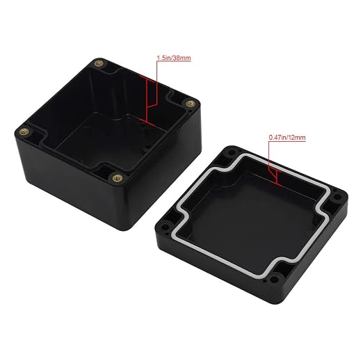 LeMotech ABS Plastic Electrical Project Case Power Junction Box, Project Box - Image 4
