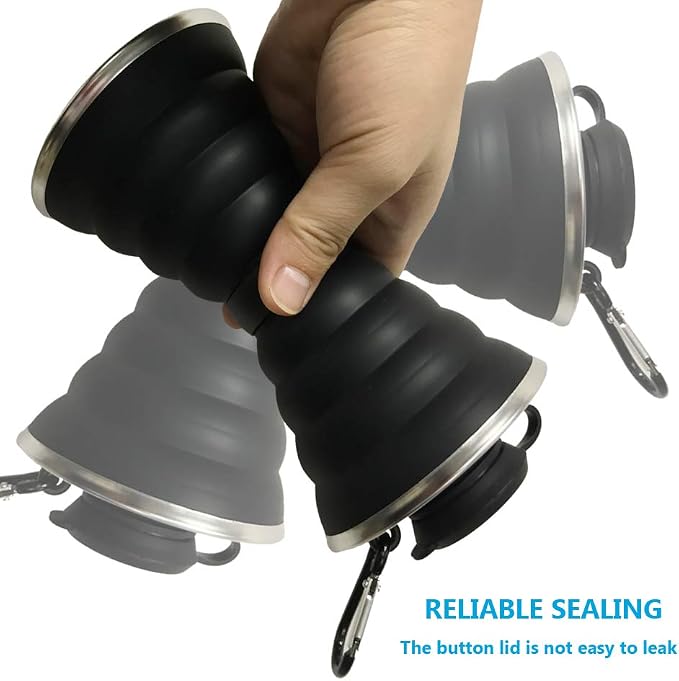 Collapsible Water Bottle, Camping Cup - Image 4