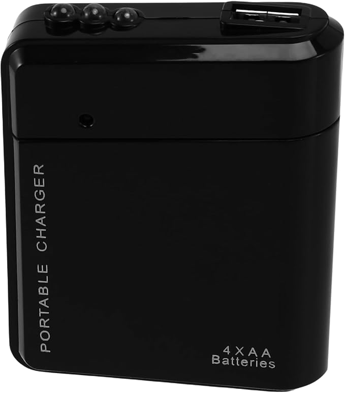 6pcs Black 4X AA Battery Portable Emergency Power Charger USB - Image 5
