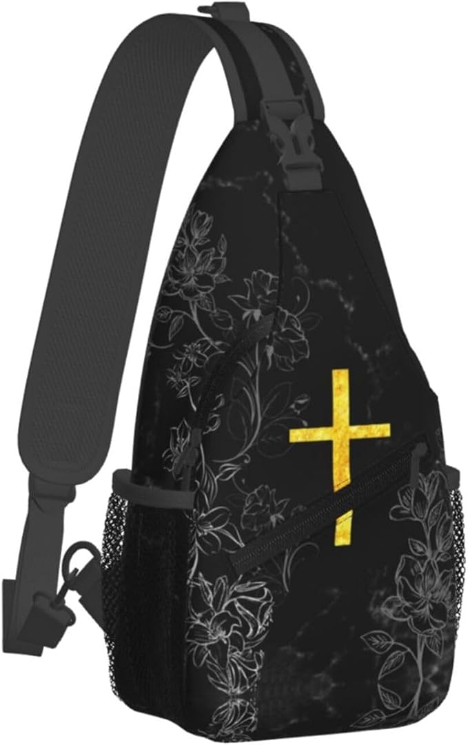 Jesus Christian Cross Sling Bag - Image 2