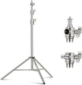 NEEWER 102"/2.6m Stainless Steel Light Stand, Spring Cushioned Heavy Duty by Neewer