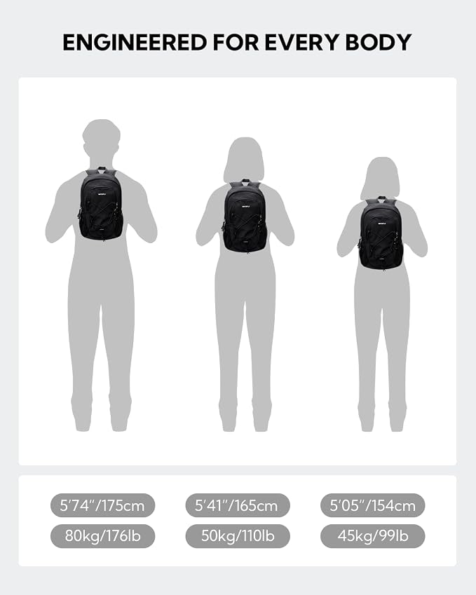 WATERFLY 12L Small Hiking Backpack: Day Pack Lightweight Travel Bag Camping - Image 6