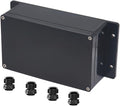 Project Box ABS Black Electrical Boxes IP65 Outdoor Waterproof Box Electronic by Raculety