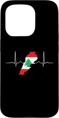 Lebanon Heart Lebanese Heartbeat Vintage Lebanon Map Case by Unknown