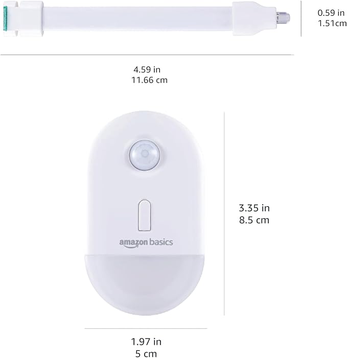 Amazon Basics Color Changing LED Toilet Bowl Motion Sensor Light, Battery - Image 6