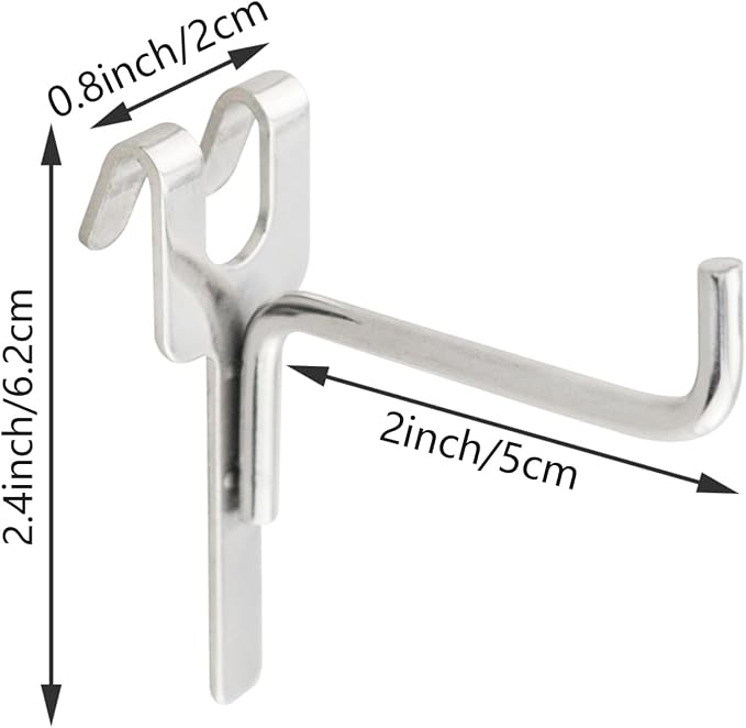 4PCS Mesh Storage Hooks Stainless Steel Multi Purpose Organization Hooks - Image 5