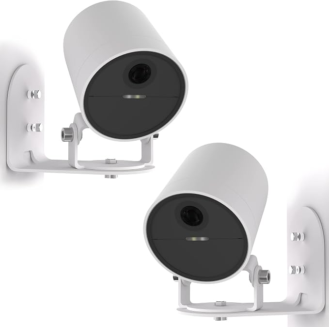 Teccle Metal Wall Mount for SimpliSafe Outdoor Camera, 360 Degree Adjustment by Teccle