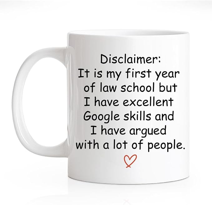 RZHV Trust Me I Am A Lawyer 11 Oz White Novelty Mug, Funny Lawyer Coffee by RZHV