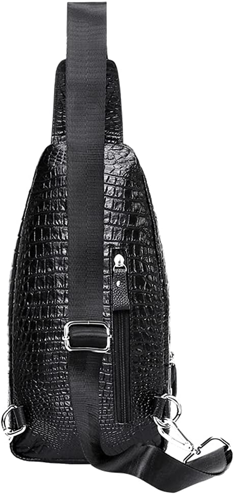 Hebetag Leather Sling Bag Crossbody Backpack - Image 3