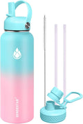 SENDESTAR Water Bottle 32oz Double Wall Vacuum Insulated Leak Proof Stainless by Sendestar