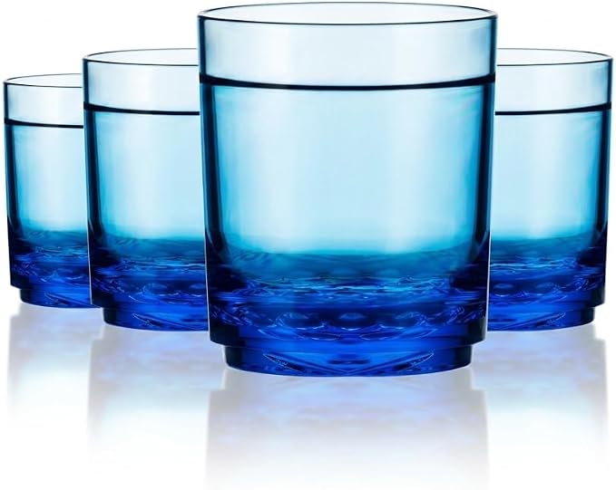 Drinique Unbreakable 12 Oz Drinking Glasses, Drinking Cups, Dishwasher Safe by DRINIQUE