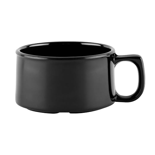 G.E.T. BF-080-BK Melamine Shatter-Resistant Mug/Coffee Cup, 11 Ounce - Image 2