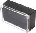 Project Box IP65 Waterproof Junction Box ABS Plastic Black Electrical Boxes DIY by Otdorpatio
