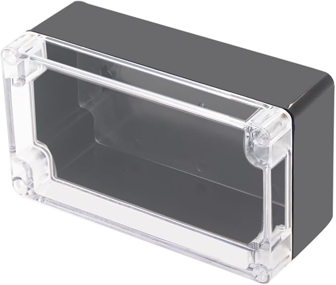 Project Box IP65 Waterproof Junction Box ABS Plastic Black Electrical Boxes DIY by Otdorpatio