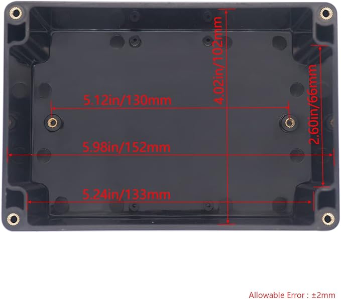 Project Box ABS Black Electrical Boxes IP65 Outdoor Waterproof Box Electronic - Image 4
