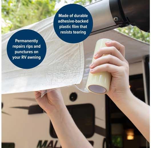 Camco 42623 5" x 15' Awning Repair Tape - Image 2