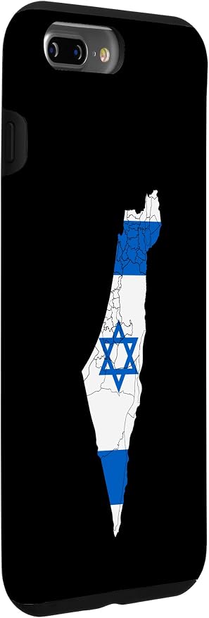 Israel National Flag Distressed Map Case - Image 3