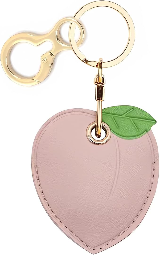Leather Keychain Holder Case Compatible by BORKUANA