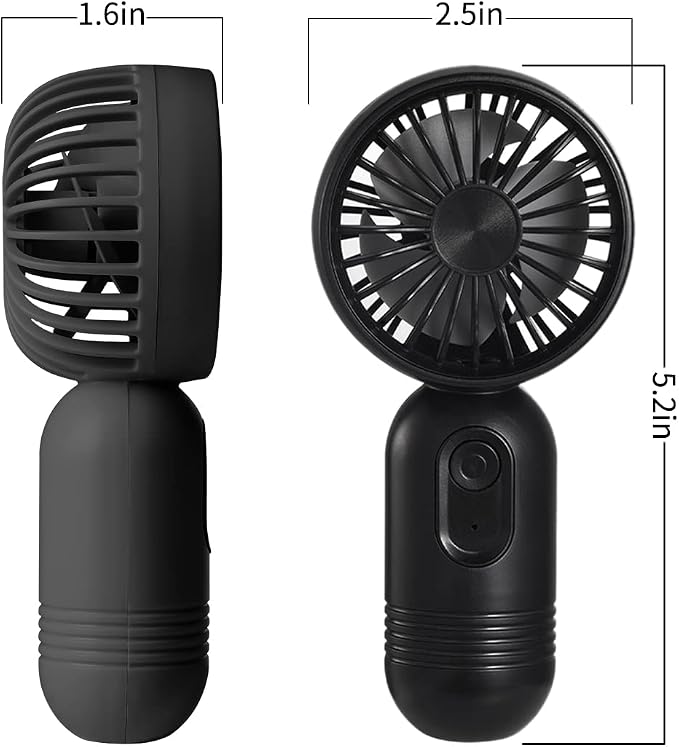 VanSmaGo Portable Mini 2-pack Handheld Personal Small Fan - Image 2