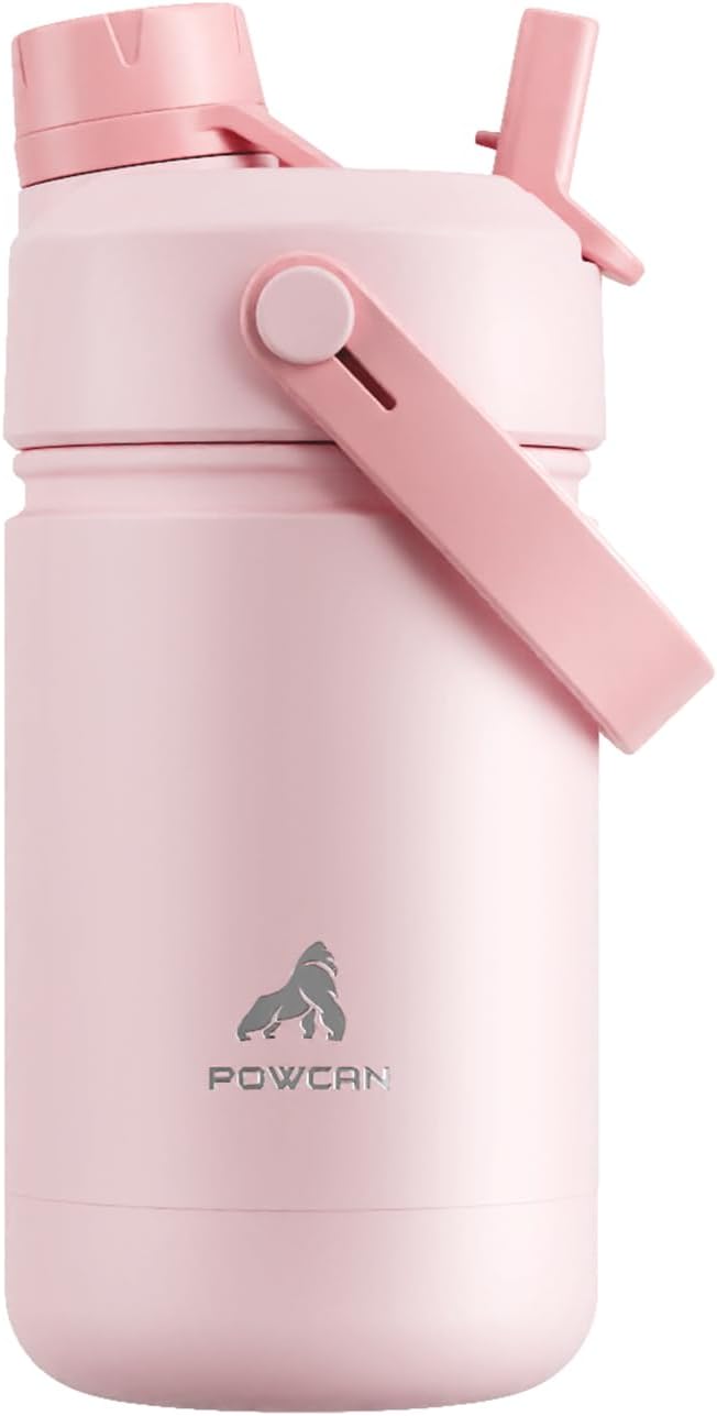 12 oz Kids Insulated Water Bottle by POWCAN