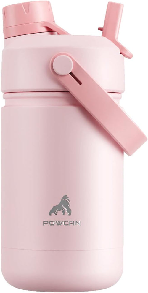 12 oz Kids Insulated Water Bottle by POWCAN