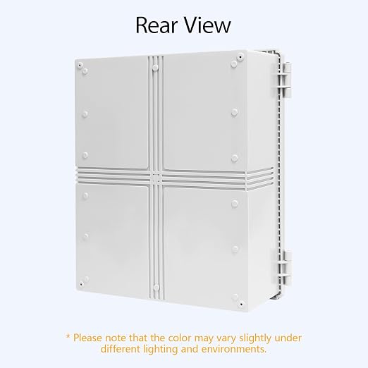 LeMotech Electrical Box, IP67 Waterproof Hinged Cover Stainless Steel Latch - Image 6
