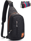 Peicees Small Sling Backpack Waterproof Unisex Shoulder Bag Chest Crossbody by Peicees