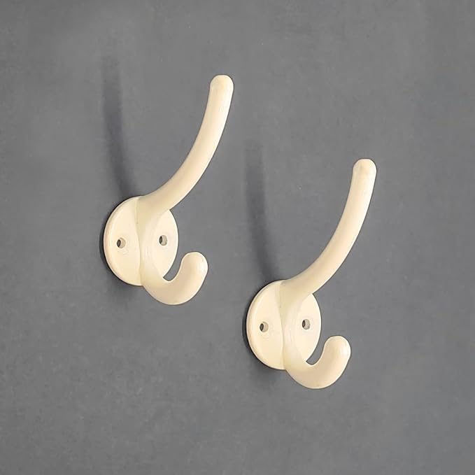 FAPBADRI Multipurpose Hooks, Used to Hang Clothes, Curtain Hold Backs, Ivory by FAPBADRI