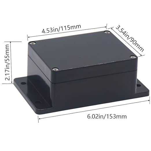Junction Box IP65 Waterproof ABS Plastic Electrical Project Case Power Junction - Image 2