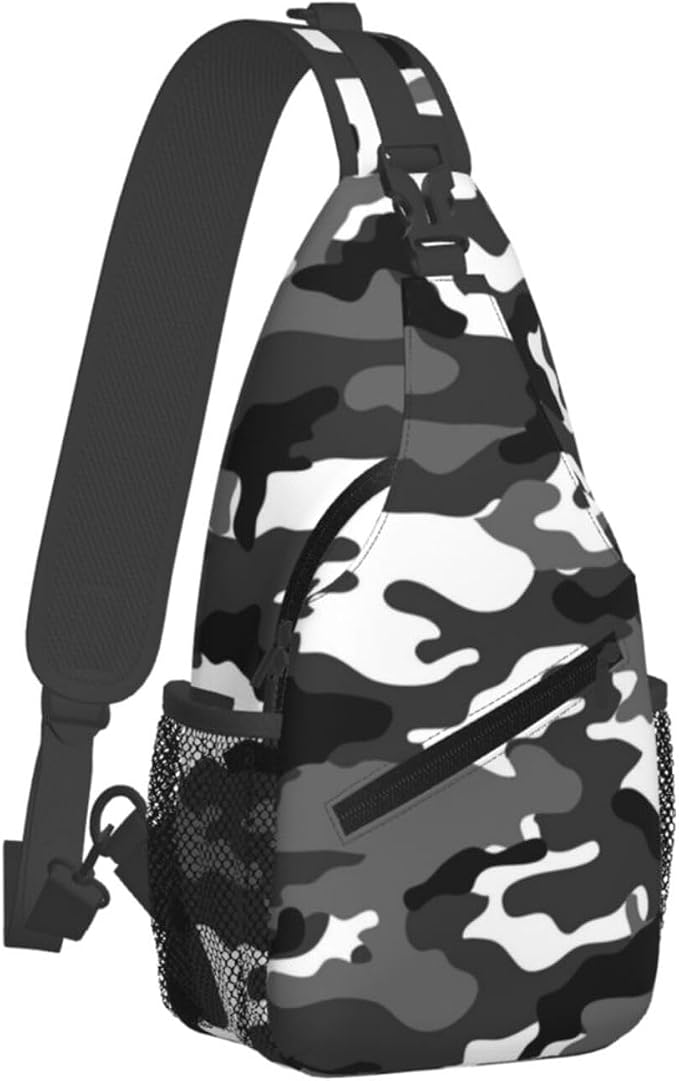 Sling Backpack For Men Hiking Daypack Crossbody Shoulder Bag Travel Chest Pack by Wizfuyq