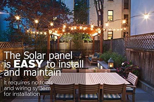 Sunlitec Solar String Lights Waterproof LED Indoor/Outdoor Hanging Umbrella - Image 9