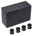 Junction Box IP65 Waterproof ABS Plastic Electrical Project Case Power Junction by Otdorpatio
