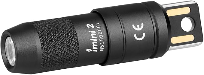 OLIGHT IMINI 2 EDC Rechargeable Keychain Flashlight, 50 Lumens Compact and by OLIGHT
