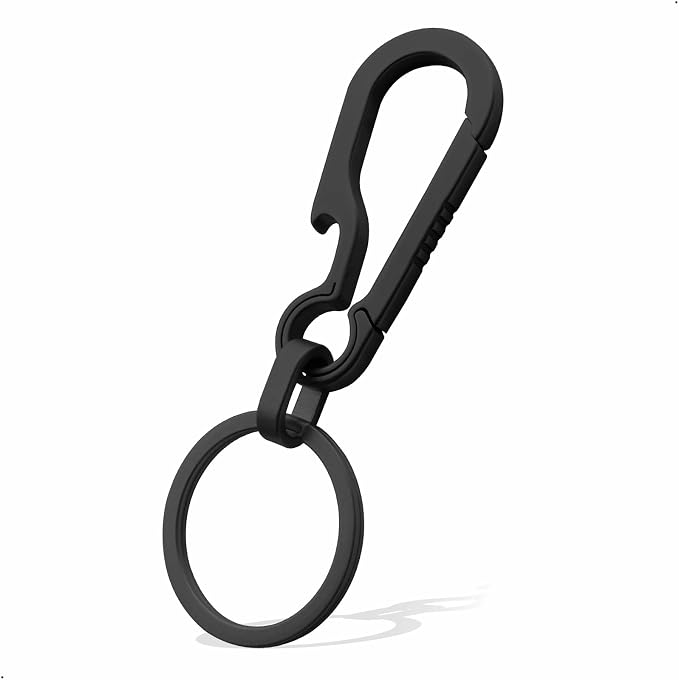 PJYTAC Key Chain Clip Titanium Carabiner Keychain Quick Release Carabiner by PJYTAC