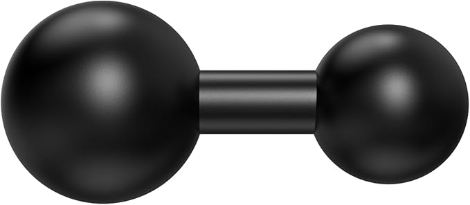 1-Inch B Size Ball to 20mm Ball Adapter – TPU Anti-Slip Converter, Compatible by iGoevo
