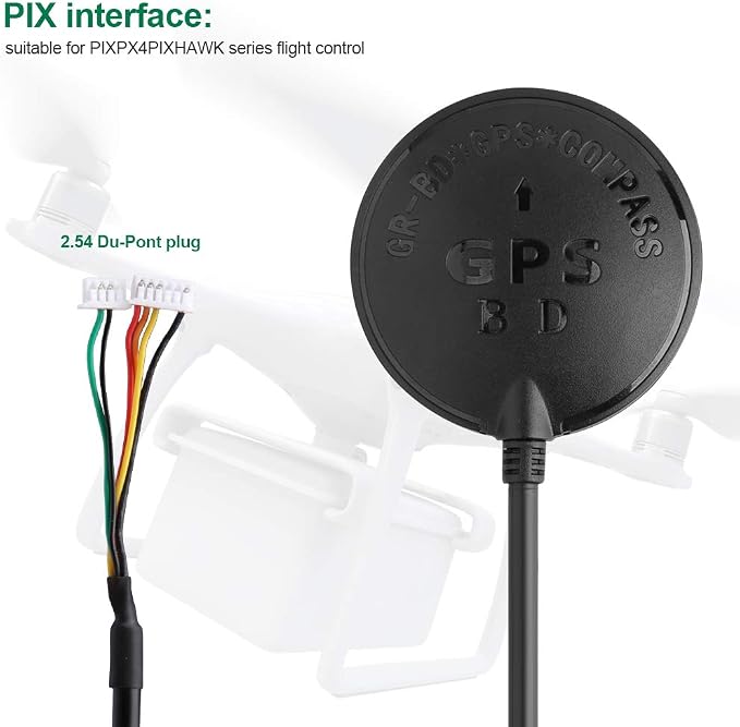 Deegoo-FPV GPS Compass Module+ NEO-M8N+ GPS BDS Module Precision APM Drone - Image 3