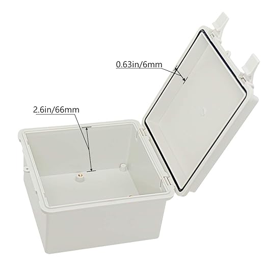 Zulkit 2pcs Junction Box ABS Plastic Dustproof Waterproof IP65 Electrical Boxes - Image 4