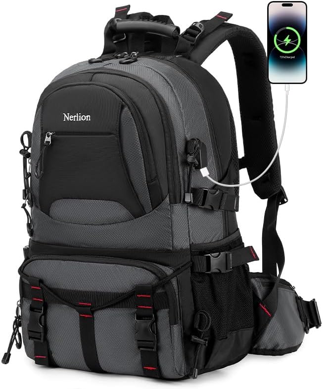 Nerlion 40L Hiking Backpack Travel Backpack by Nerlion