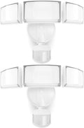 LUTEC 2 Pack 72W 7500LM LED Security Lights Motion Sensor Light Outdoor by LUTEC