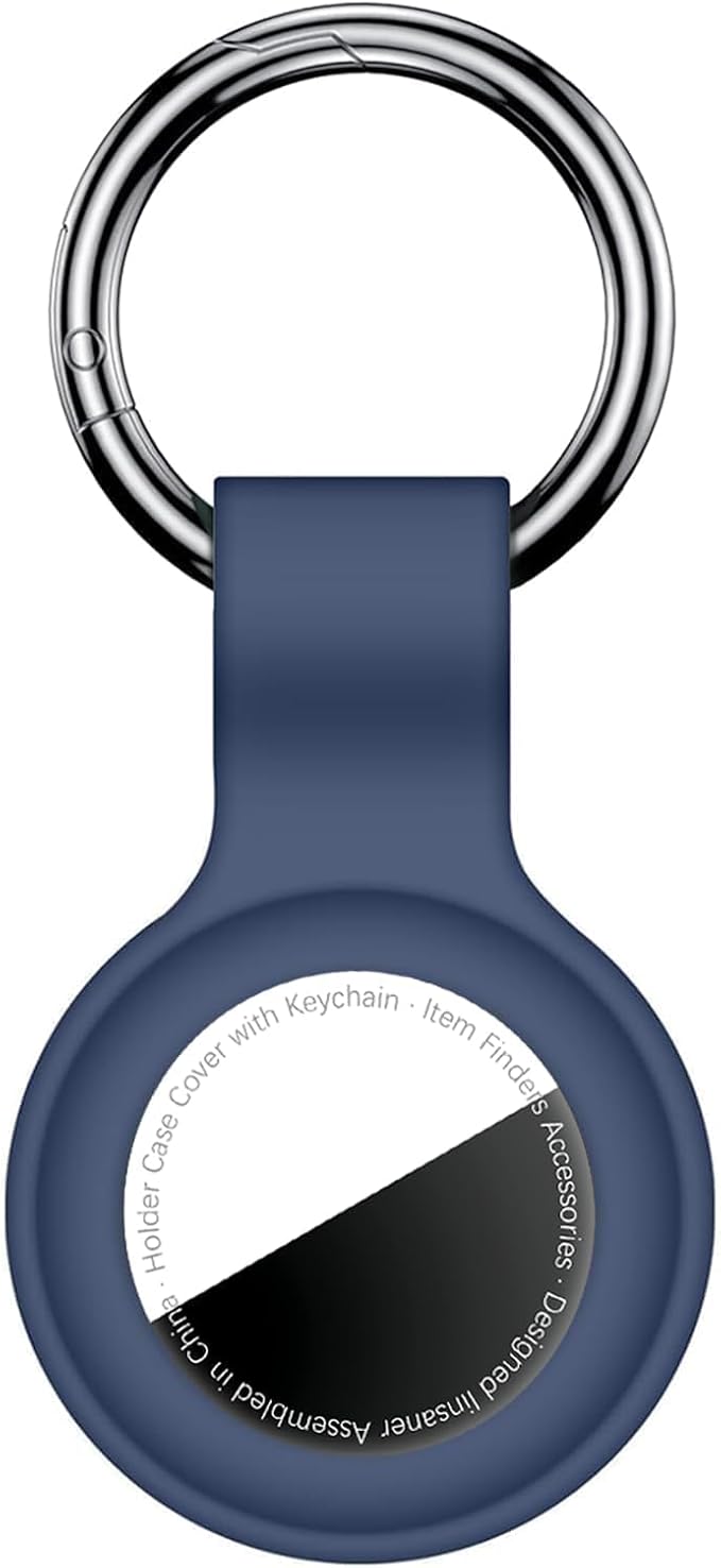 Linsaner Case for AirTag 2nd Gen & 1st Gen, Silicone Holder Keychain Key Ring by Linsaner