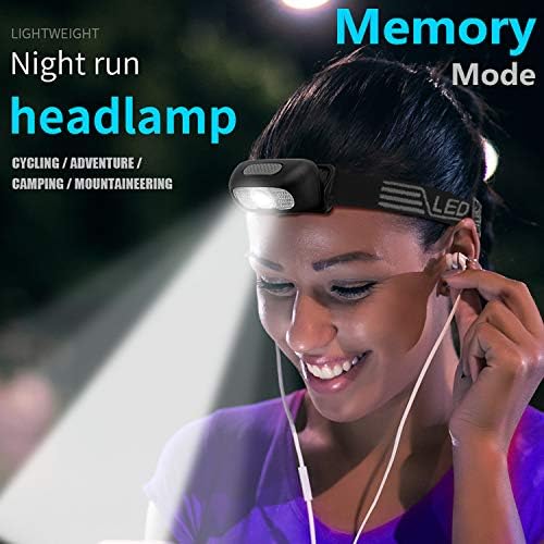 Rechargeable Headlamp 2 Pack, Ultra Bright 500 Lumen Head Lamp 5 Lighting Modes - Image 4
