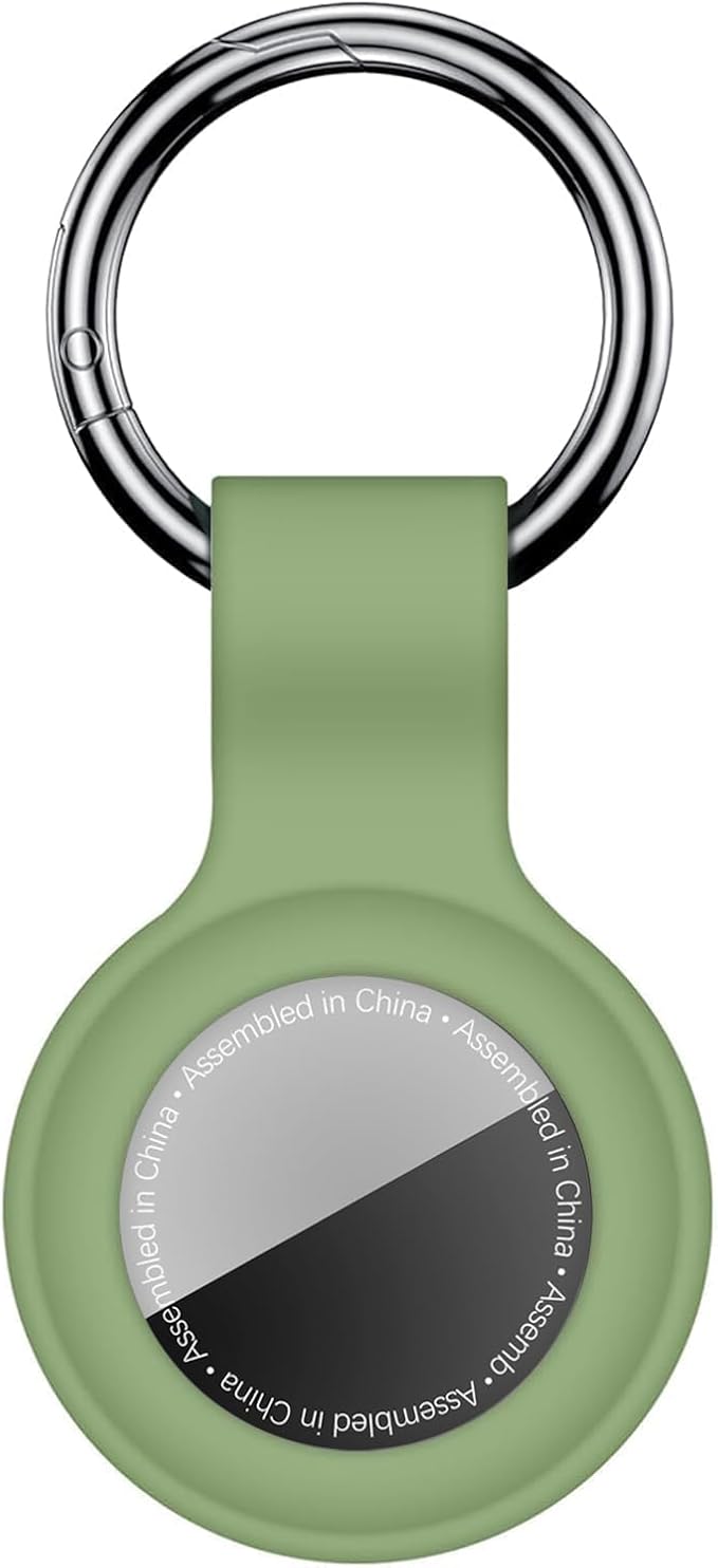Linsaner Case for AirTag 2nd Gen & 1st Gen, Silicone Holder Keychain Key Ring by Linsaner