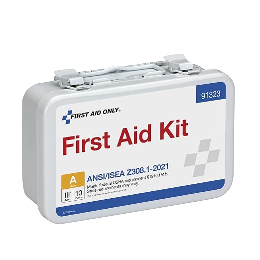 First Aid Only 91323 ANSI A 2021 and OSHA Compliant First Aid Kit, 10-Person - Image 6